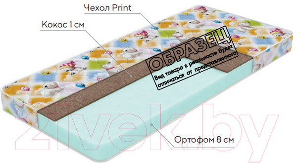 Изображение товара Матрас Proson Тигренок Cotton Little 90x190