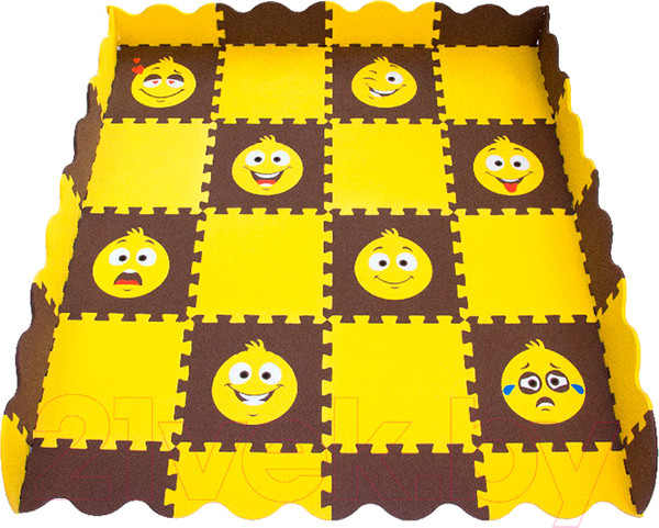 Изображение товара Коврик-пазл Eco Cover Смайлики / 33МП2.7/С