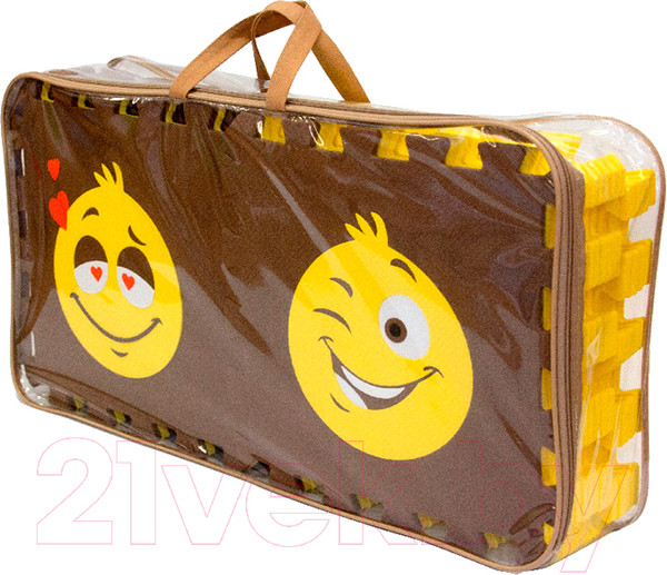 Изображение товара Коврик-пазл Eco Cover Смайлики / 33МП2.7/С