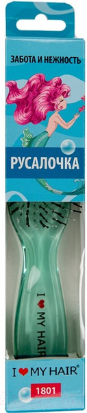 Изображение товара Расческа ILMH Русалочка 1801 (зеленый)
