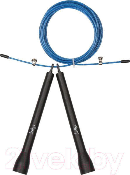 Изображение товара Скакалка Indigo Sport 6141-3 HKJR (синий/черный)