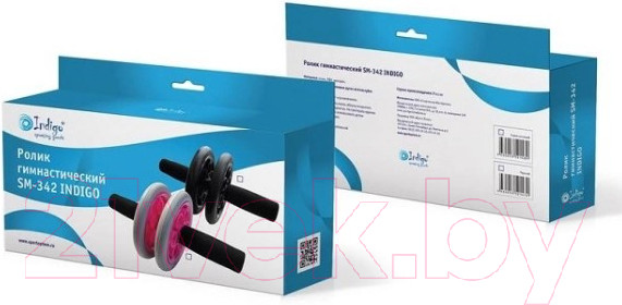 Изображение товара Ролик для пресса Indigo Sport SM-342 (серый/розовый)