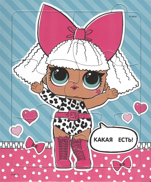 Изображение товара Книга-пазл АСТ L.O.L. Surprise. Книжка-пазл для самых маленьких модниц