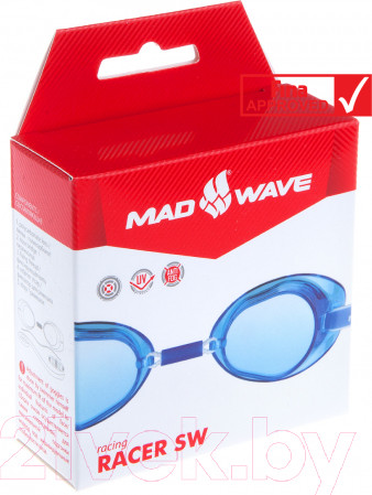 Изображение товара Очки для плавания Mad Wave Racer SW (прозрачный)