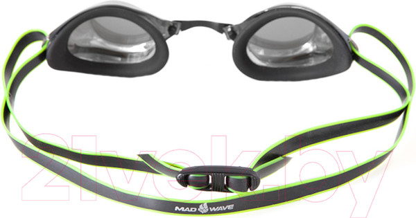 Изображение товара Очки для плавания Mad Wave Turbo Racer II Mirror (черный)