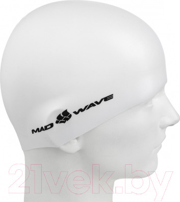 Изображение товара Шапочка для плавания Mad Wave Intensive BIG (белый)