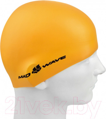 Изображение товара Шапочка для плавания Mad Wave Intensive BIG (желтый)