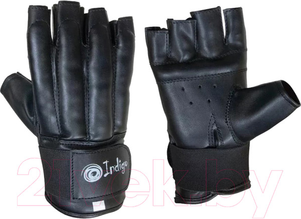 Изображение товара Перчатки для единоборств Indigo Sport PU PS-859 (XL, черный)