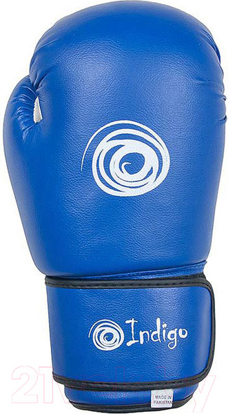 Изображение товара Боксерские перчатки Indigo Sport PS-799 (12oz, синий)