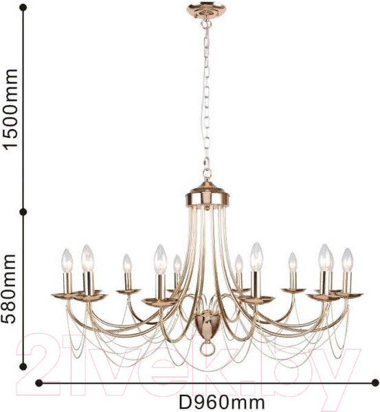 Изображение товара Люстра F-Promo F-promo Plini 2591-12P