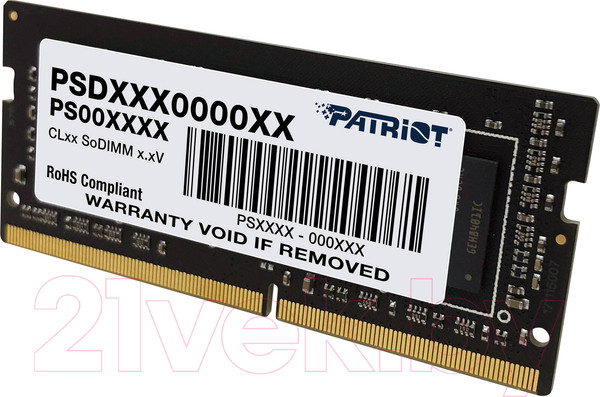 Изображение товара Оперативная память DDR4 Patriot PSD416G320081S