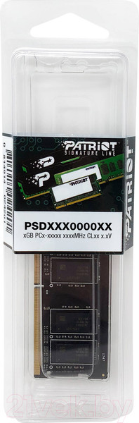 Изображение товара Оперативная память DDR4 Patriot PSD416G266681S