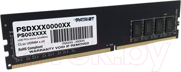 Изображение товара Оперативная память DDR4 Patriot PSD416G266681