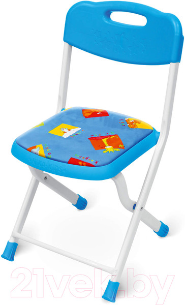 Изображение товара Стул детский Ника СТУ8/1 Зверята (синий)
