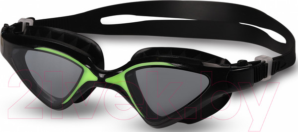 Изображение товара Очки для плавания Indigo Sport Neon GS20-3 (черный/зеленый)