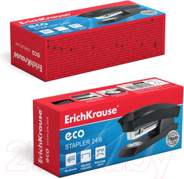 Изображение товара Степлер Erich Krause Eco / 28235