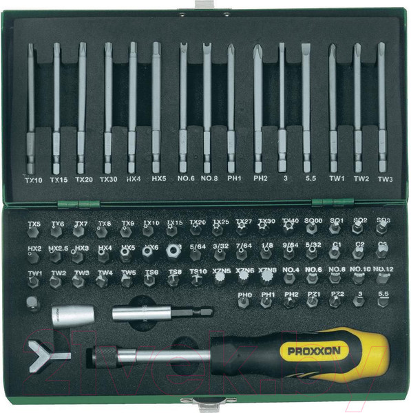 Изображение товара Набор бит Proxxon 23107