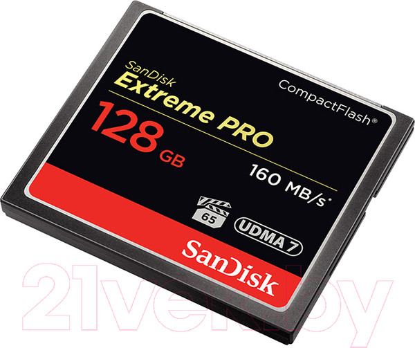 Изображение товара Карта памяти SanDisk Extreme Pro CompactFlash 128GB (SDCFXPS-128G-X46)