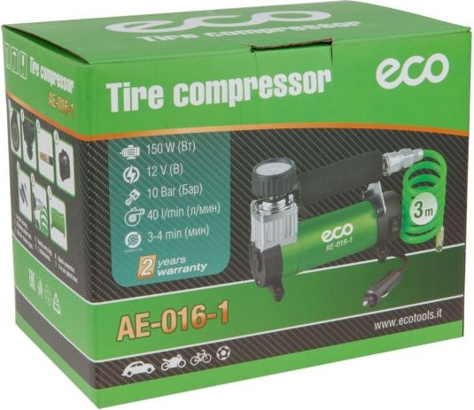 Изображение товара Автомобильный компрессор Eco AE-016-1