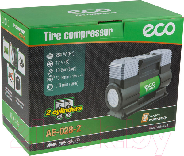 Изображение товара Автомобильный компрессор Eco AE-028-2