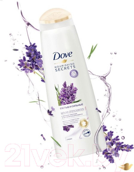 Изображение товара Бальзам для волос Dove Nourishing Secrets густые и сильные. Лаванда (350мл)