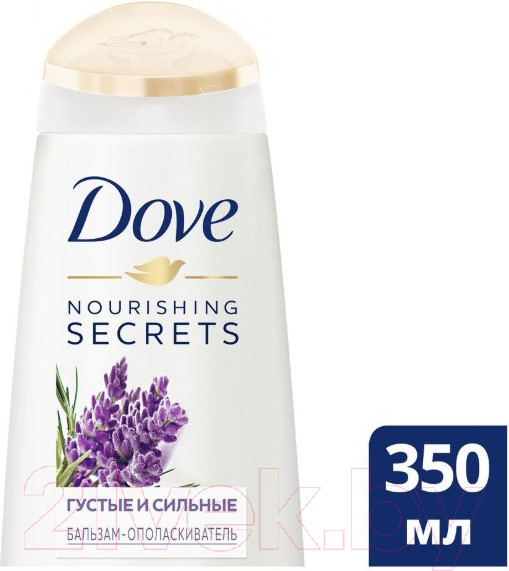 Изображение товара Бальзам для волос Dove Nourishing Secrets густые и сильные. Лаванда (350мл)