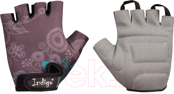 Изображение товара Велоперчатки Indigo Sport SB-01-8545 (XS, светло-серый)