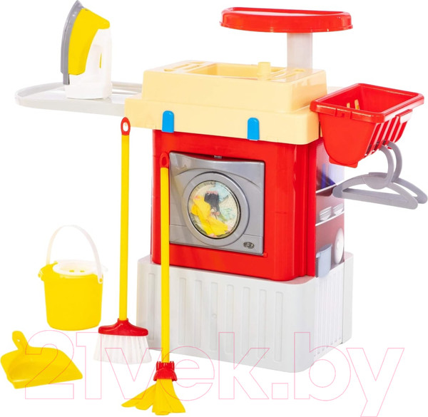 Изображение товара Комплект бытовой техники игрушечный Полесье Infinity basic №3. Стиральная машина / 42293 (в коробке)