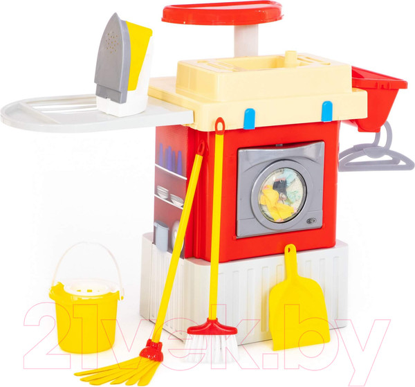 Изображение товара Комплект бытовой техники игрушечный Полесье Infinity basic №3. Стиральная машина / 42293 (в коробке)