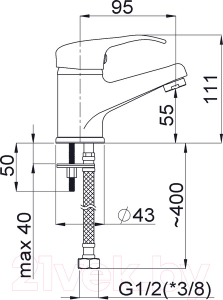 Изображение товара Смеситель Rubineta Yuta Y-18 Mars