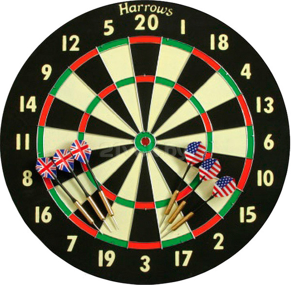 Изображение товара Дартс Harrows Bristow Family Dart Game Board EA304