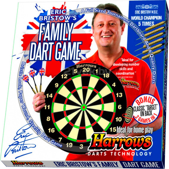 Изображение товара Дартс Harrows Bristow Family Dart Game Board EA304
