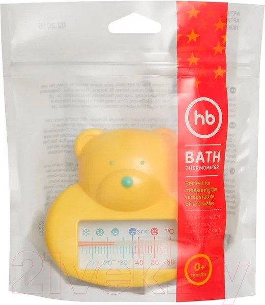 Изображение товара Детский термометр для ванны Happy Baby Water Bath Termometer 18002 (желтый)