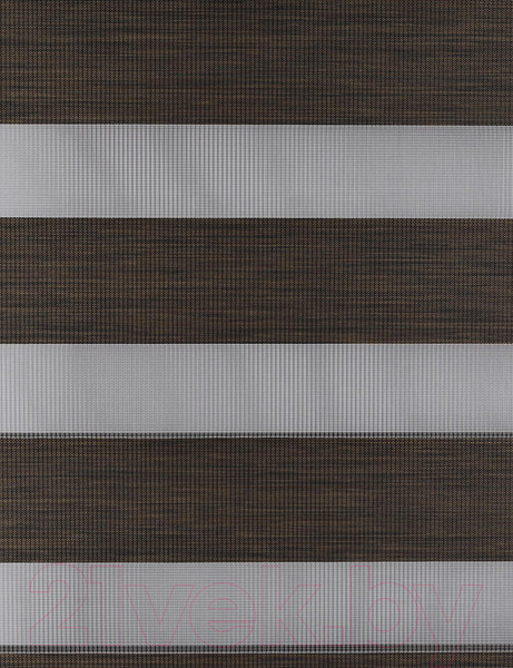 Изображение товара Рулонная штора Delfa Сантайм День-Ночь Натур МКД DN-4305 (34x160, шоколад)