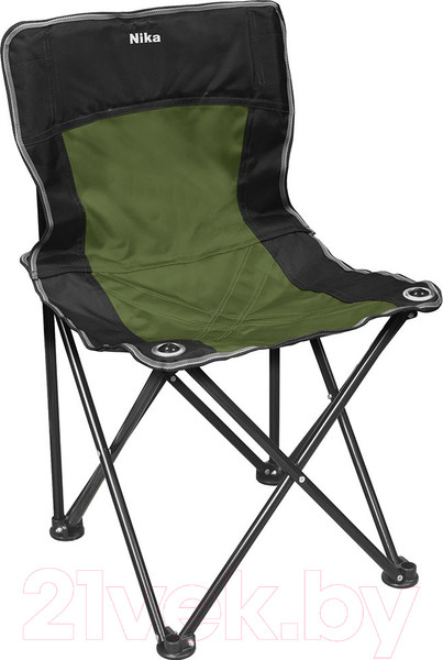 Изображение товара Стул складной Ника Премиум 3 / ПСП3 (черный/хаки)