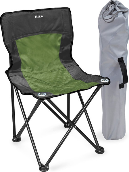 Изображение товара Стул складной Ника Премиум 3 / ПСП3 (черный/хаки)