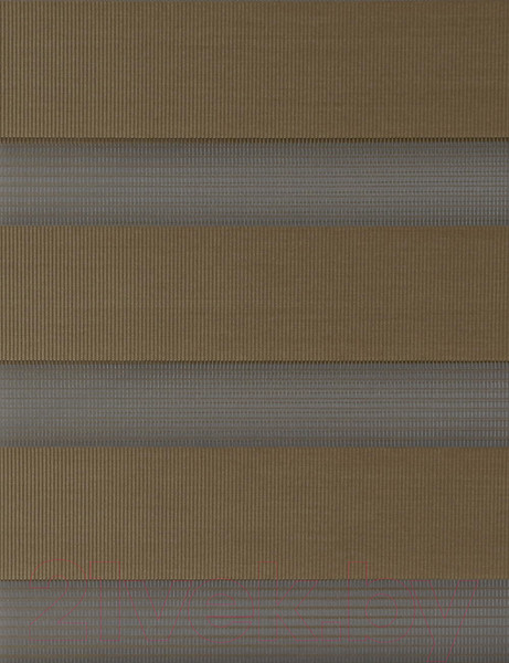 Изображение товара Рулонная штора Delfa Сантайм День-Ночь Стандарт МКД DN-41025 (73x160, шоколад)