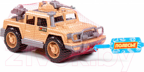 Изображение товара Автомобиль игрушечный Полесье Защитник военный с пулемётами / 63403