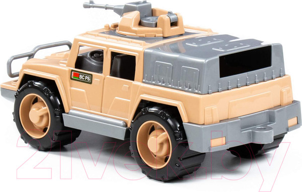 Изображение товара Автомобиль игрушечный Полесье Джип сафари №1 с пулемётом / 63557