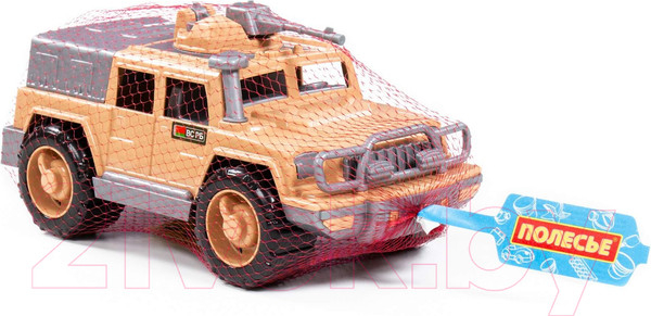 Изображение товара Автомобиль игрушечный Полесье Джип сафари №1 с пулемётом / 63557