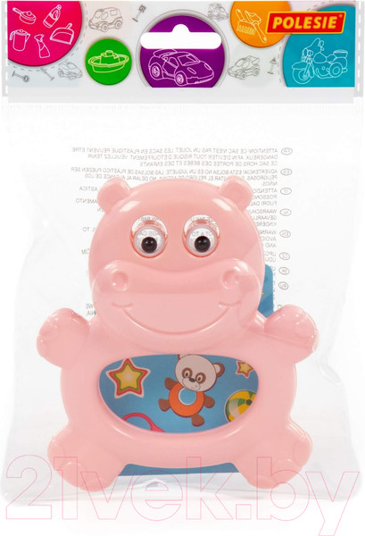 Изображение товара Погремушка Полесье Бегемотик / 61805