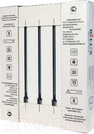 Изображение товара Радиатор биметаллический BiLux Plus R500 (6 cекций)