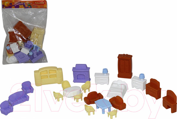 Изображение товара Аксессуар для куклы Полесье Набор мебель №5 / 49360