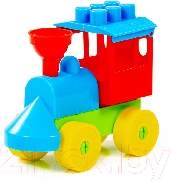 Изображение товара Конструктор Полесье Юный путешественник. Паровоз 55231