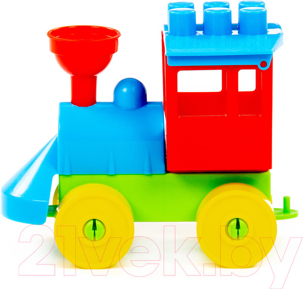 Изображение товара Конструктор Полесье Юный путешественник. Паровоз 55231