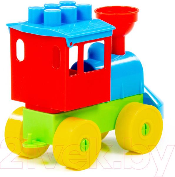 Изображение товара Конструктор Полесье Юный путешественник. Паровоз 55231