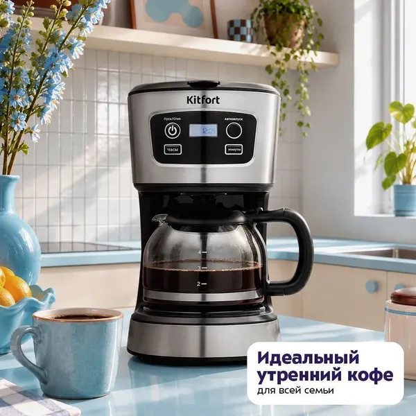 Изображение товара Капельная кофеварка Kitfort KT-738