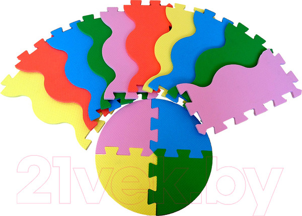 Изображение товара Коврик-пазл Eco Cover Бортики / 33МП/Бо