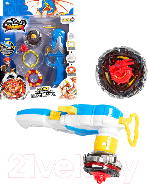 Изображение товара Игрушка детская Infinity Nado Волчок Адвансд Fiery Dragon / 37704