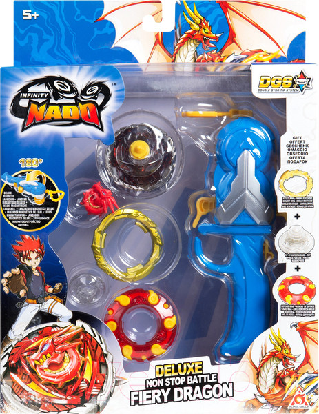 Изображение товара Игрушка детская Infinity Nado Волчок Адвансд Fiery Dragon / 37704
